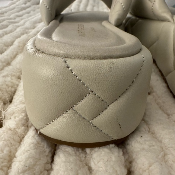 Kurt Geiger Cream Quilted Bag and Platform Sandals - Picture 12 of 14